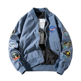 NASA Varsity Jacket Male Badge Embroidered Baseball Uniform Female Spring and Autumn