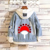 Comic Denim Jacket Men's and Women's Casual Loose Denim