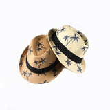 Italian Fedora Hats Spring and Summer Casual Short Brim Top Hat Vacation