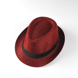 Mens Kentucky Derby Hats Summer Beach Fedora Hat Vacation Casual Hat