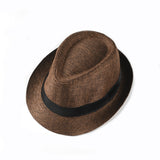Mens Kentucky Derby Hats Summer Beach Fedora Hat Vacation Casual Hat