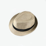 Mens Kentucky Derby Hats Summer Beach Fedora Hat Vacation Casual Hat