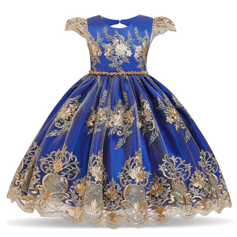 Toddler Girls Sequin Gown Dress Personality Backless Dress Bow Children Shirt Mesh Formal Dress