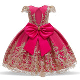 Toddler Girls Sequin Gown Dress Children's Dress Princess Dress for Girls Wedding Dress