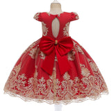 Toddler Girls Sequin Gown Dress Girls' Wear Female Older Children's Dress Sequined Princess Dress Lace