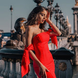 Maddy Euphoria Outfits Women's Fashion Sexy Tube Top Dress
