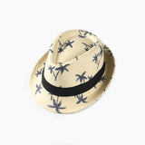 Italian Fedora Hats Spring and Summer Casual Short Brim Top Hat Vacation