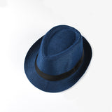 Mens Kentucky Derby Hats Summer Beach Fedora Hat Vacation Casual Hat