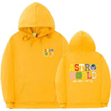 Travis Scott Astroworld Hoodie Men and Women Velvet Padded Hooded Sweatshirt