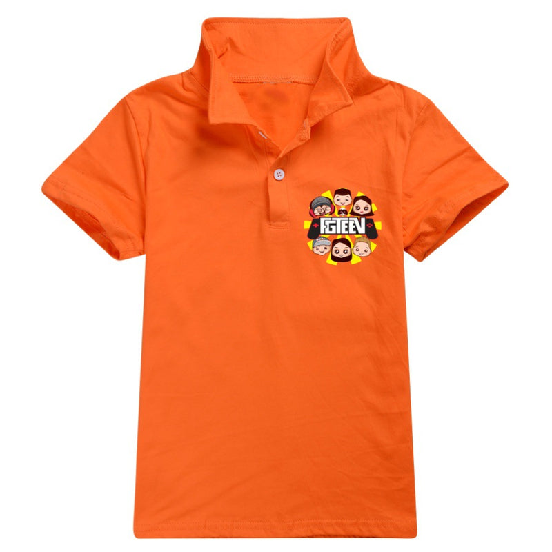 FGTeeV T Shirt Cartoon Short Sleeve T-shirt