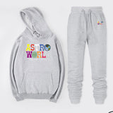 Travis Scott Astroworld Hoodie & Pant 2 Piece Set Printed Men and Women Fashion Casual Top