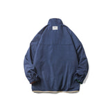 Varsity Jacket Vintage Spring Stand Collar Coat Campus Literary Style Two-Sided Wear Stitching Jacket Men