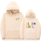 Travis Scott Astroworld Hoodie Men and Women Velvet Padded Hooded Sweatshirt