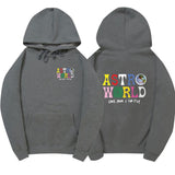 Travis Scott Astroworld Hoodie Men and Women Velvet Padded Hooded Sweatshirt