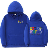 Travis Scott Astroworld Hoodie Men and Women Velvet Padded Hooded Sweatshirt