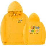 Travis Scott Astroworld Hoodie Men and Women Velvet Padded Hooded Sweatshirt