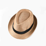 Mens Kentucky Derby Hats Summer Beach Fedora Hat Vacation Casual Hat