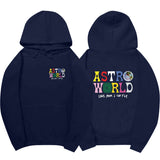 Travis Scott Astroworld Hoodie Men and Women Velvet Padded Hooded Sweatshirt