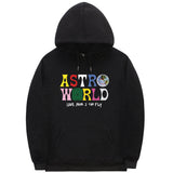 Travis Scott Astroworld Hoodie Men and Women Velvet Padded Hooded Sweatshirt