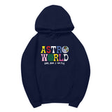 Travis Scott Astroworld Hoodie Men and Women Velvet Padded Hooded Sweatshirt