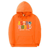 Travis Scott Astroworld Hoodie Men and Women Velvet Padded Hooded Sweatshirt