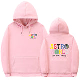 Travis Scott Astroworld Hoodie Men and Women Velvet Padded Hooded Sweatshirt