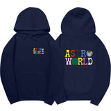 Travis Scott Astroworld Hoodie Men and Women Velvet Padded Hooded Sweatshirt