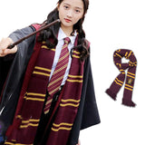 Harry Potter Gryffindor Scarf Scarf Four College College Lengthened Thick Knitted Striped Scarf
