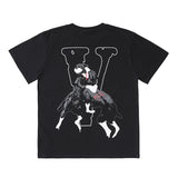 City Morgue Vlone T Shirt Men's Personality Fashion Short-Sleeved Bottoming Shirt