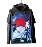 Itachi Uchiha Costume Naruto Itachi Uchiha Naruto Long Sleeve T-shirt Hooded T-shirt