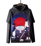 Itachi Uchiha Costume Naruto Itachi Uchiha Naruto Long Sleeve T-shirt Hooded T-shirt