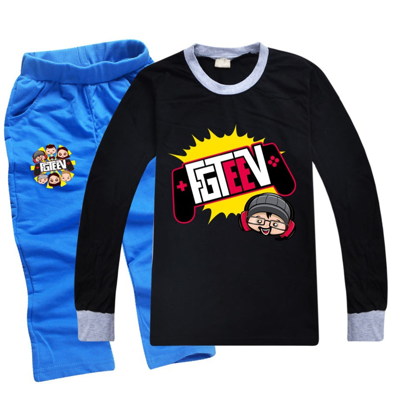 Fgteev Long-Sleeved T-shirt Trousers