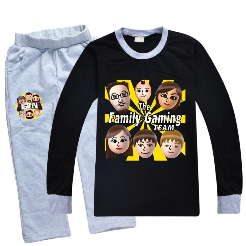 Fgteev T Shirt Long Sleeve T-shirt Trousers