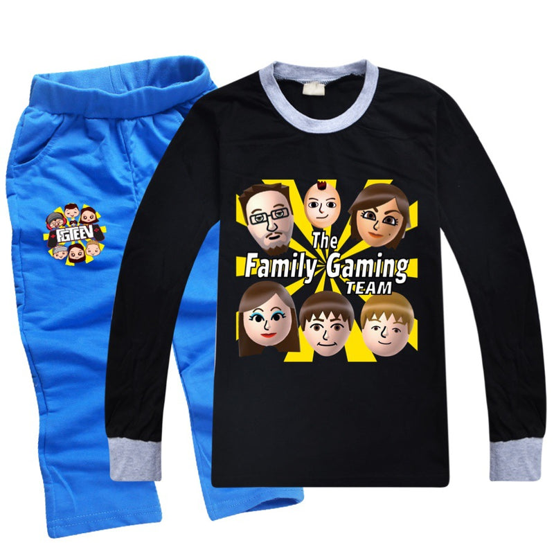 Fgteev T Shirt Long Sleeve T-shirt Trousers