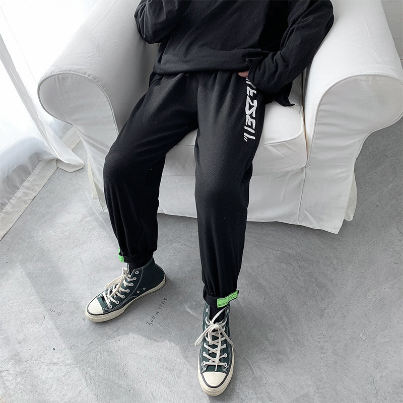 Men Pants Spring and Autumn Men's Loose Leisure Sports Sweatpants