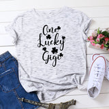 Saint Patrick's Day Closing Summer Pro Touch Printed round Neck Short Sleeve T-shirt
