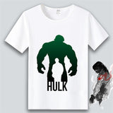 Marvel T Shirt Anime Clothes Captain America Iron Man Short Sleeve T-shirt