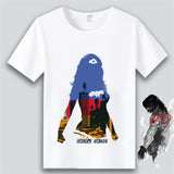 Marvel T Shirt Anime Clothes Captain America Iron Man Short Sleeve T-shirt