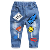 Spring and Autumn Boys' Denim Trousers Jeans Jeans for Children