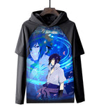 Itachi Uchiha Costume Naruto Itachi Uchiha Naruto Long Sleeve T-shirt Hooded T-shirt