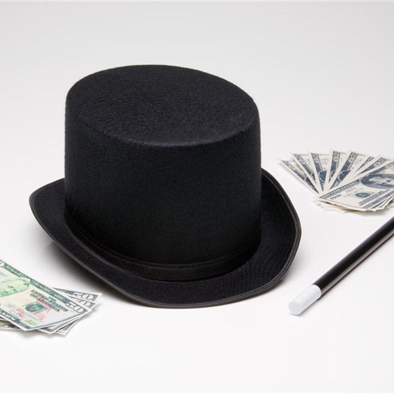 Top Hat Halloween Hat Magician Dress up Props Hat