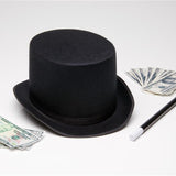 Top Hat Halloween Hat Magician Dress up Props Hat