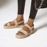Flat Dress Sandals Summer Flat Platform Plus Size Open Toe Casual Sandals