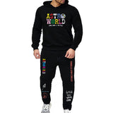 Travis Scott Astroworld Hoodie & Pant 2 Piece Set Hooded Sweater Set Set