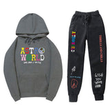 Travis Scott Astroworld Hoodie & Pant 2 Piece Set Hooded Sweater Set Set