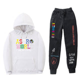 Travis Scott Astroworld Hoodie & Pant 2 Piece Set Hooded Sweater Set Set