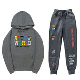 Travis Scott Astroworld Hoodie & Pant 2 Piece Set Hooded Sweater Set Set