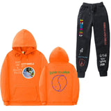 Travis Scott Astroworld Hoodie & Pant 2 Piece Set Men's and Women's Pullover Sweatshirt