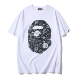 WGM Shirt Summer Luminous round Neck T-shirt Men's Casual