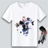 Marvel T Shirt Anime Clothes Captain America Iron Man Short Sleeve T-shirt